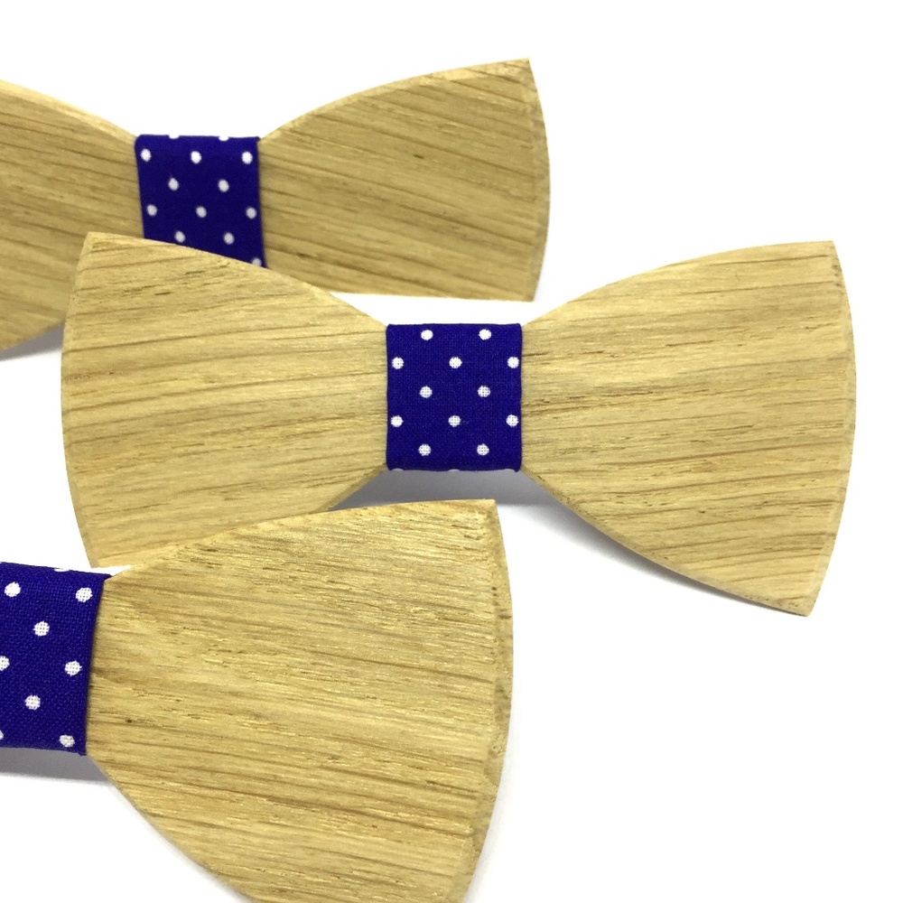 New Wooden Bow tie Happy Oak (Oak)